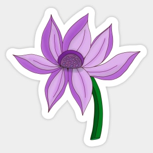 A Delicate Flower Sticker